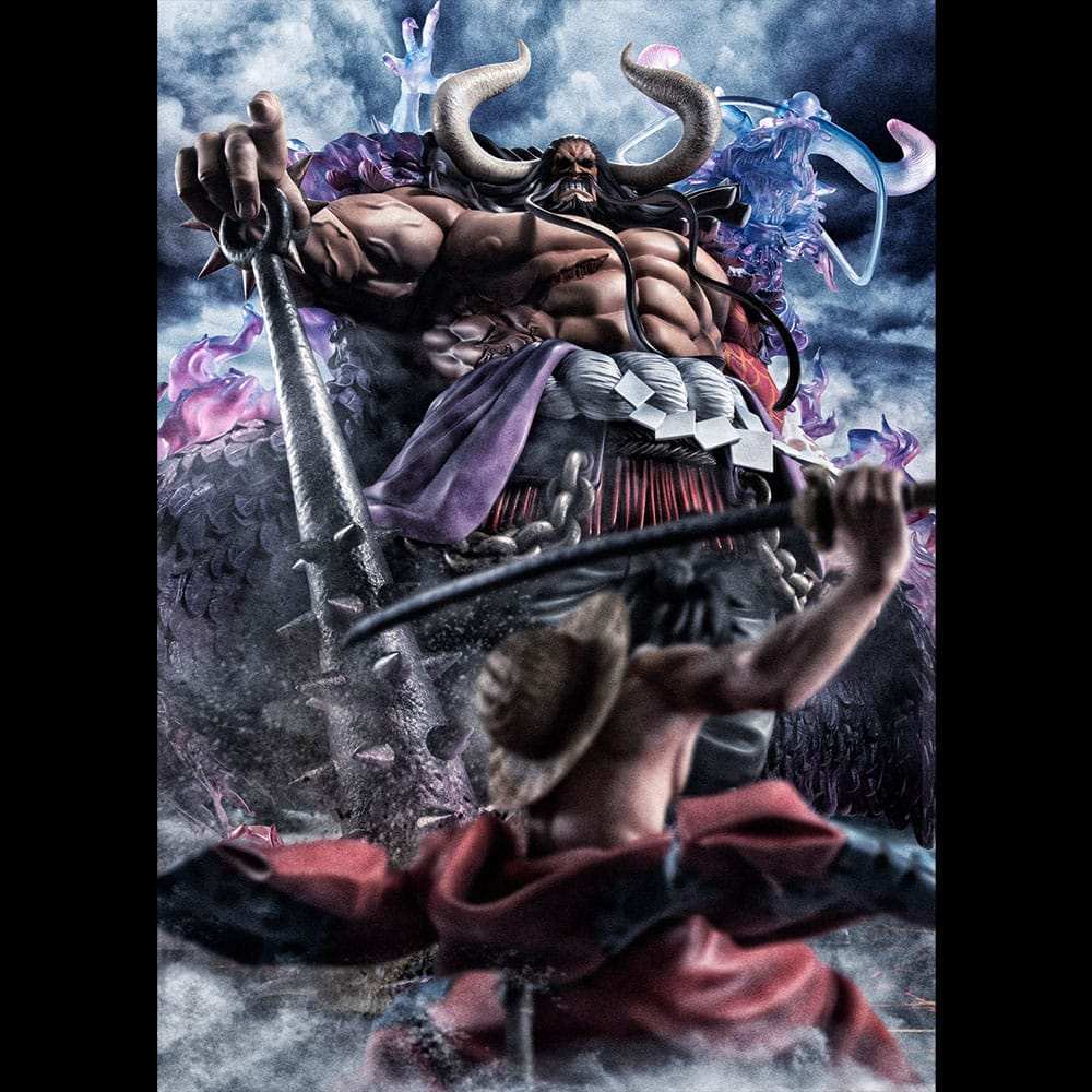 One Piece Portrait Of Pirates WA-MAXIMUM PVC Statue Kaido the Beast(Super limited reprint)38 cm - Smalltinytoystore