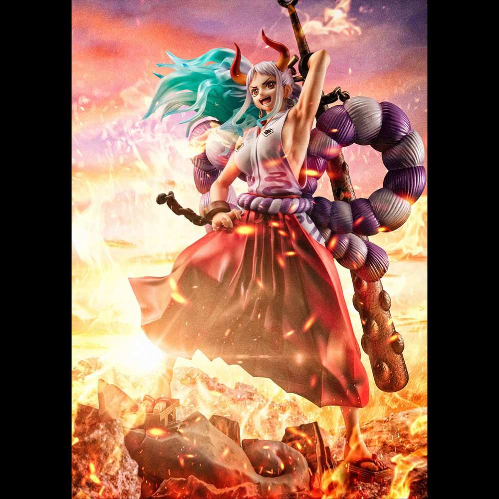 One Piece Portrait Of Pirates WA-MAXIMUM PVC Statue Yamato 27 cm - Smalltinytoystore