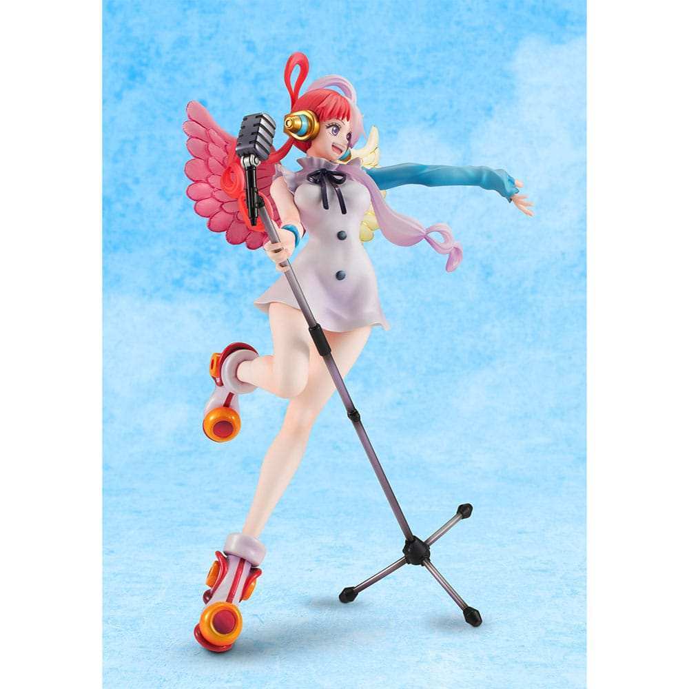 One Piece Red P.O.P PVC Statue Diva of the world Uta 23 cm - Smalltinytoystore