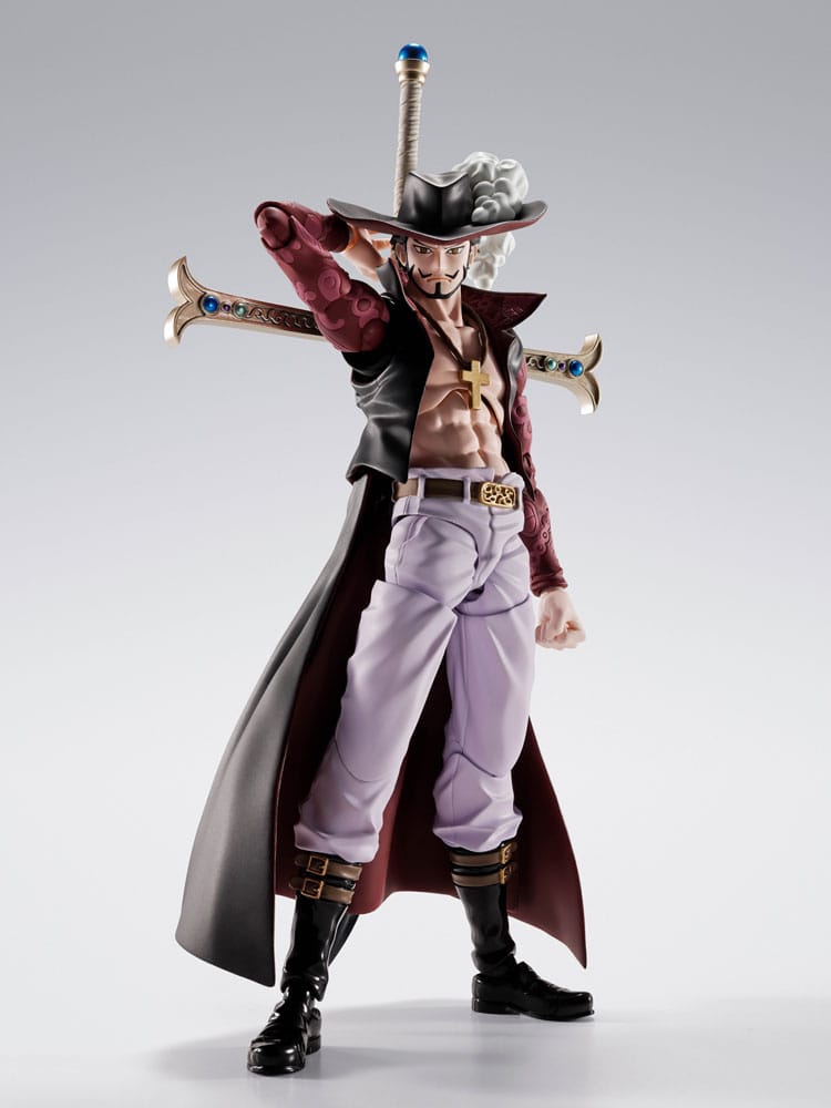 One Piece S.H.Figuarts Actionfigur Dracule Mihawk Hawkeye 17 cm - Smalltinytoystore