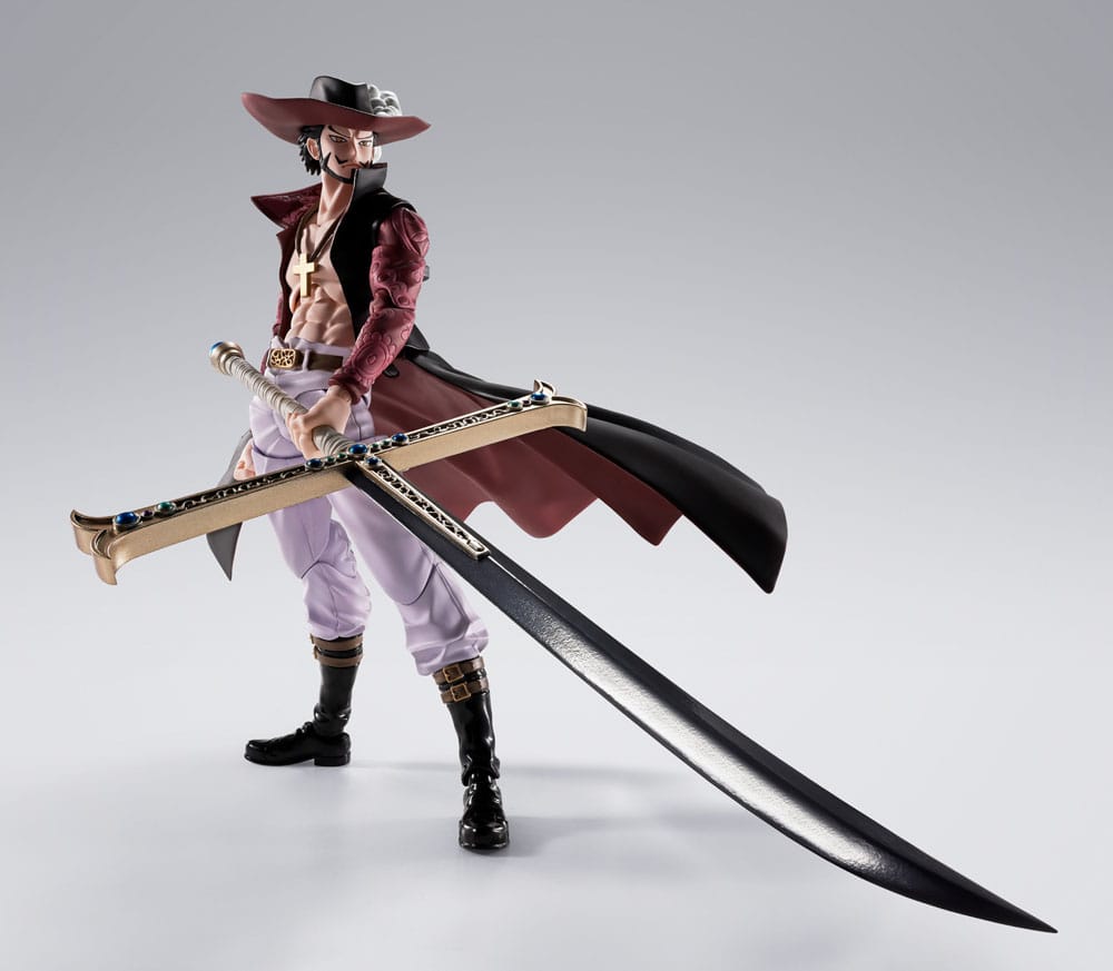 One Piece S.H.Figuarts Actionfigur Dracule Mihawk Hawkeye 17 cm - Smalltinytoystore
