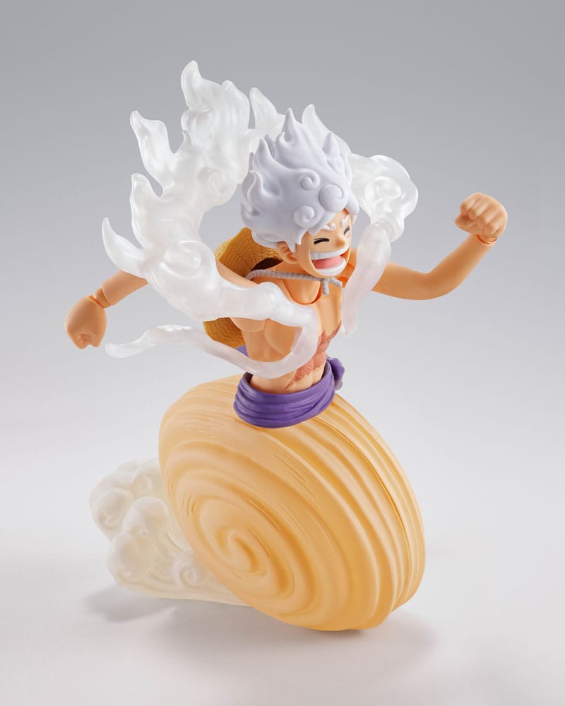 One Piece S.H.Figuarts Actionfigur Monkey D. Luffy Gear 5 -Future Island Egghead- 15 cm - Smalltinytoystore