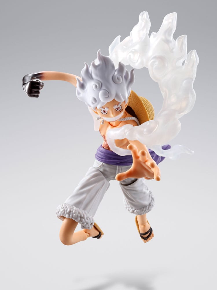 One Piece S.H.Figuarts Actionfigur Monkey D. Luffy Gear 5 -Future Island Egghead- 15 cm - Smalltinytoystore