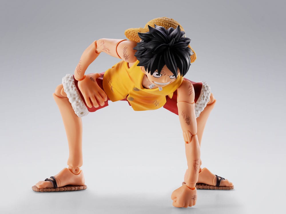 One Piece S.H.Figuarts Actionfigur Monkey D. Luffy Marineford 15 cm - Smalltinytoystore