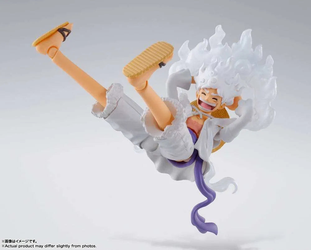 One Piece S.H. Figuarts Actionfigur Monkey D. Ruffy Gear 5 15 cm - Smalltinytoystore