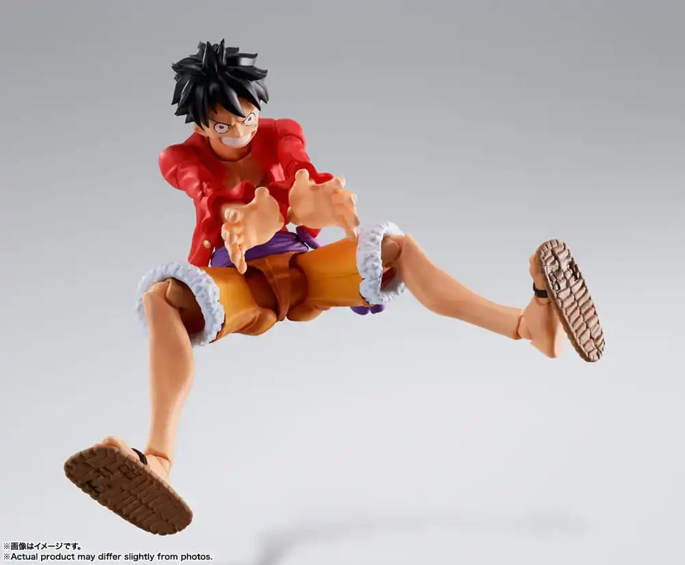 One Piece S.H. Figuarts Actionfigur Monkey D. Ruffy (The Raid on Onigashima) 14 cm - Smalltinytoystore