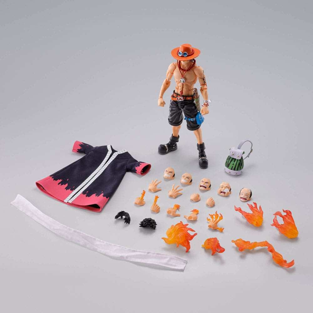 One Piece S.H. Figuarts Actionfigur Portgas D Ace -Fire Fist- 15 cm - Smalltinytoystore