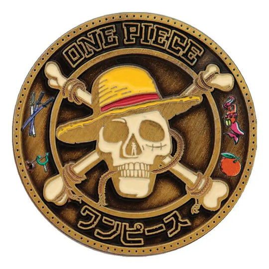 One Piece Sammelmünze 4 cm - Smalltinytoystore