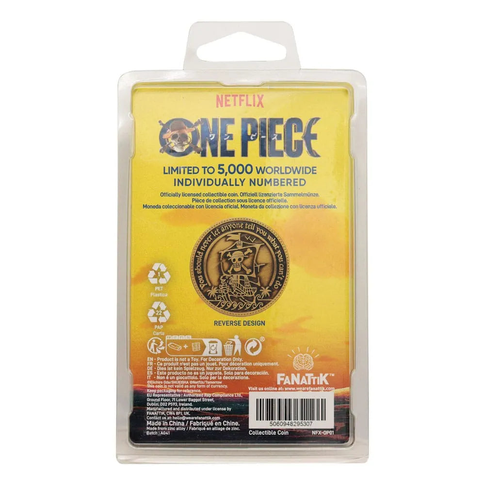 One Piece Sammelmünze 4 cm - Smalltinytoystore