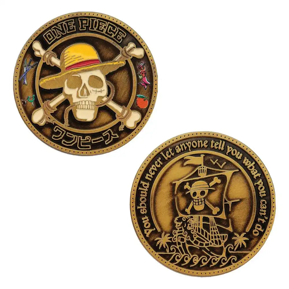 One Piece Sammelmünze 4 cm - Smalltinytoystore