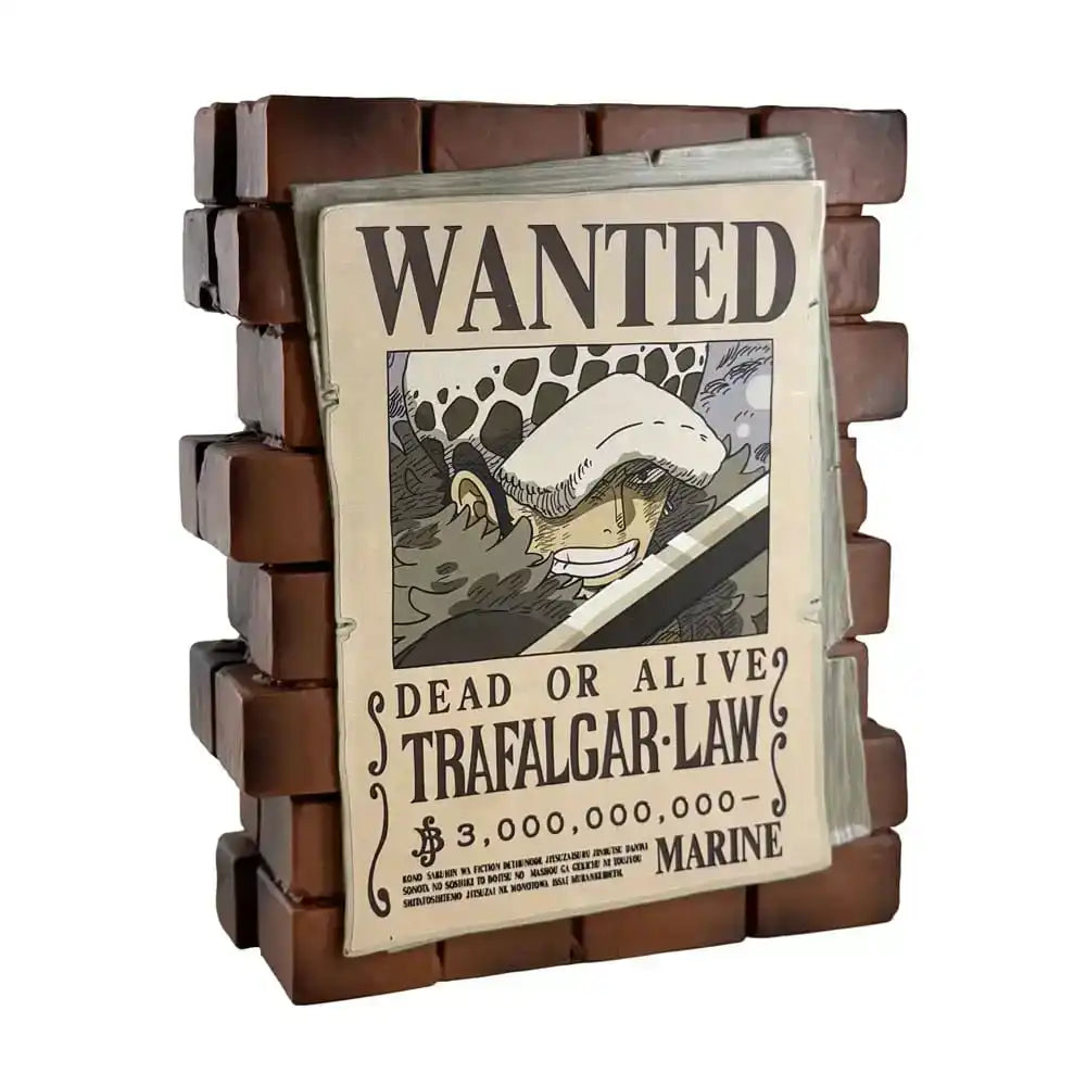 One Piece Spardose Law Wanted - Smalltinytoystore