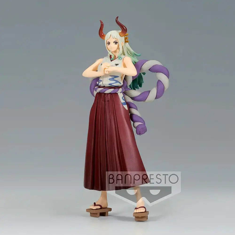 One Piece The Grandline Wanokuni Series DXF PVC Statue Yamato 18 cm - Smalltinytoystore