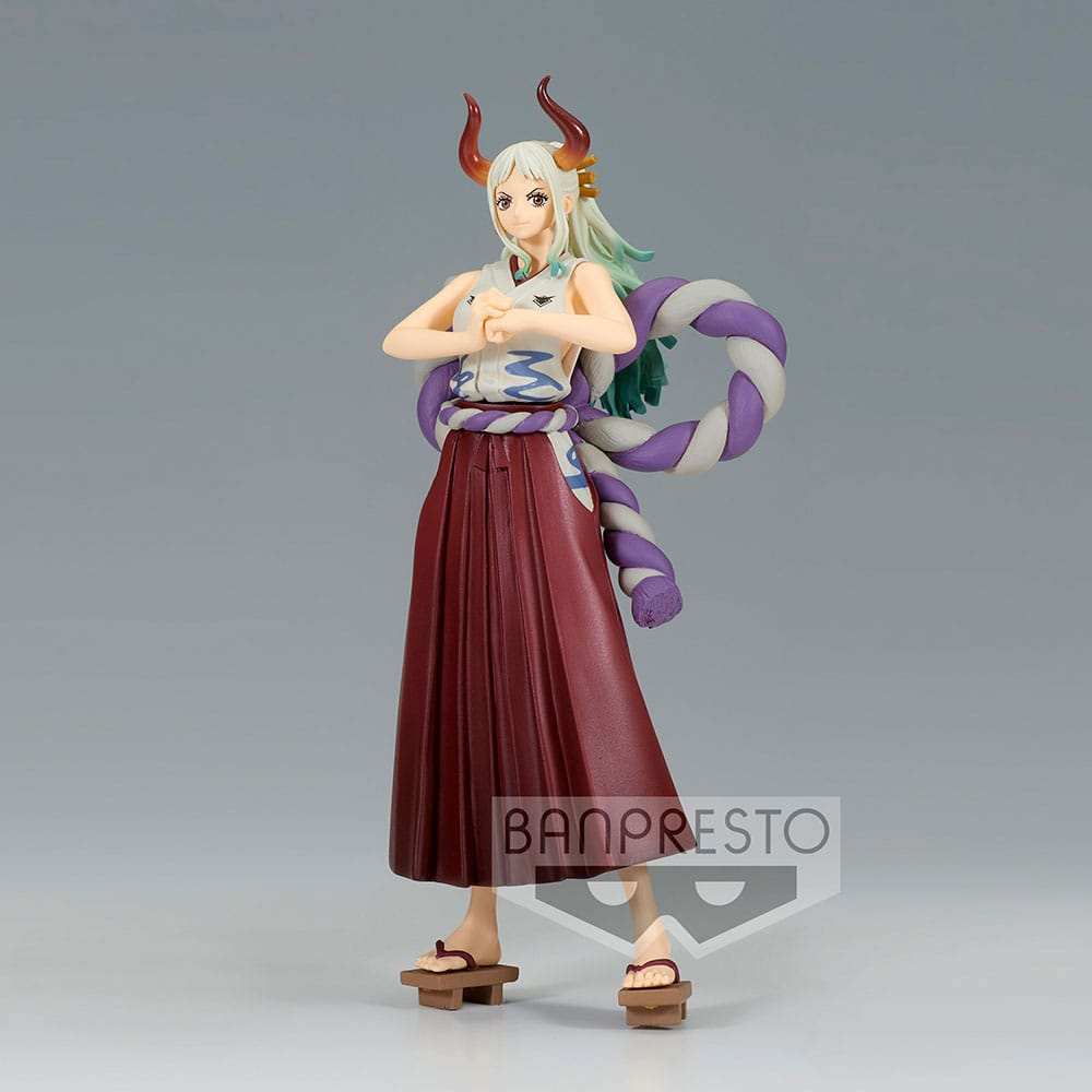 One Piece The Grandline Wanokuni Series DXF PVC Statue Yamato 18 cm - Smalltinytoystore