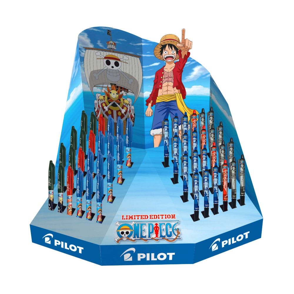 One Piece Tintenroller FriXion Ball und Ball+ Limited Edition LE 0.7 Display (48) - Smalltinytoystore