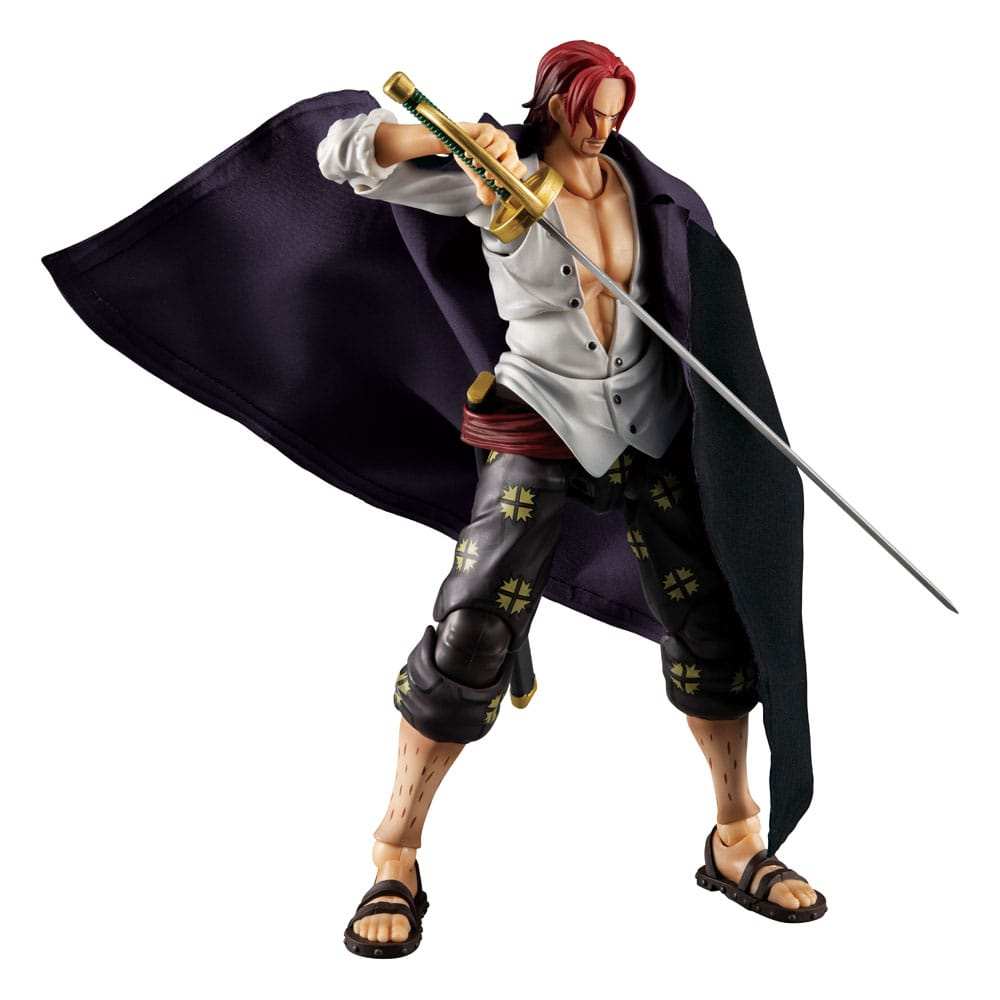 One Piece Variable Action Heroes Actionfigur Red-haired Shanks Ver. 1.5 19 cm - Smalltinytoystore