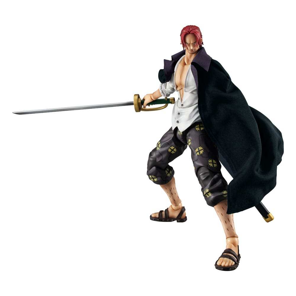 One Piece Variable Action Heroes Actionfigur Red-haired Shanks Ver. 1.5 19 cm - Smalltinytoystore