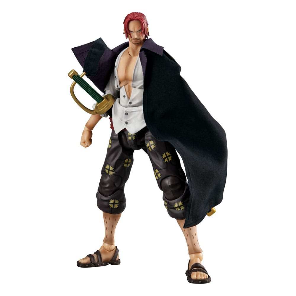 One Piece Variable Action Heroes Actionfigur Red-haired Shanks Ver. 1.5 19 cm - Smalltinytoystore