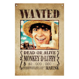 One Piece Wandbehang Luffy Wanted 120 x 85 cm - Smalltinytoystore