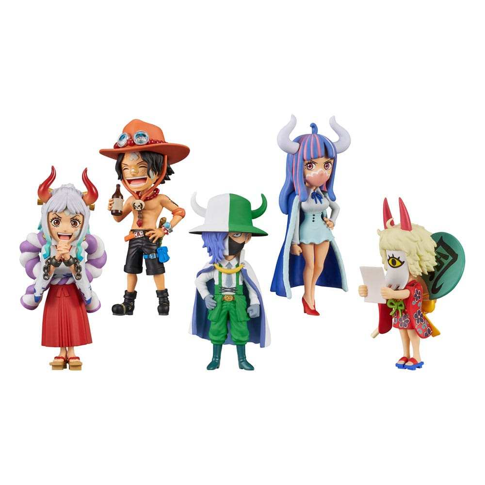 One Piece WCF Minifiguren 7 cm Wanokuni Onigashima 2 Display (12) - Smalltinytoystore