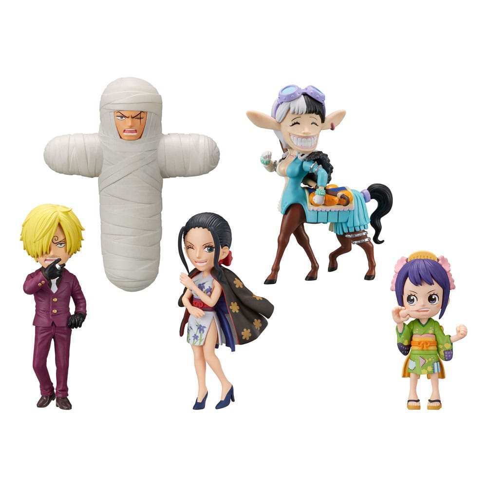One Piece WCF Minifiguren 7 cm Wanokuni Onigashima 5 Display (12) - Smalltinytoystore