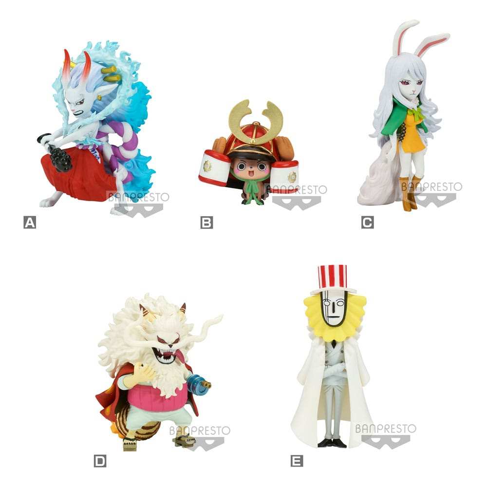 One Piece WCF Minifiguren 7 cm Wanokuni Onigashima 7 Display (12) - Smalltinytoystore