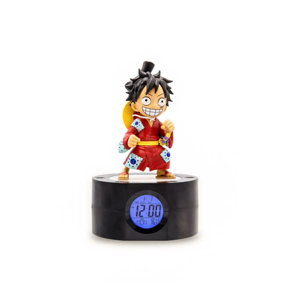 One Piece Wecker mit Leuchtfunktion Ruffy 18 cm - Smalltinytoystore