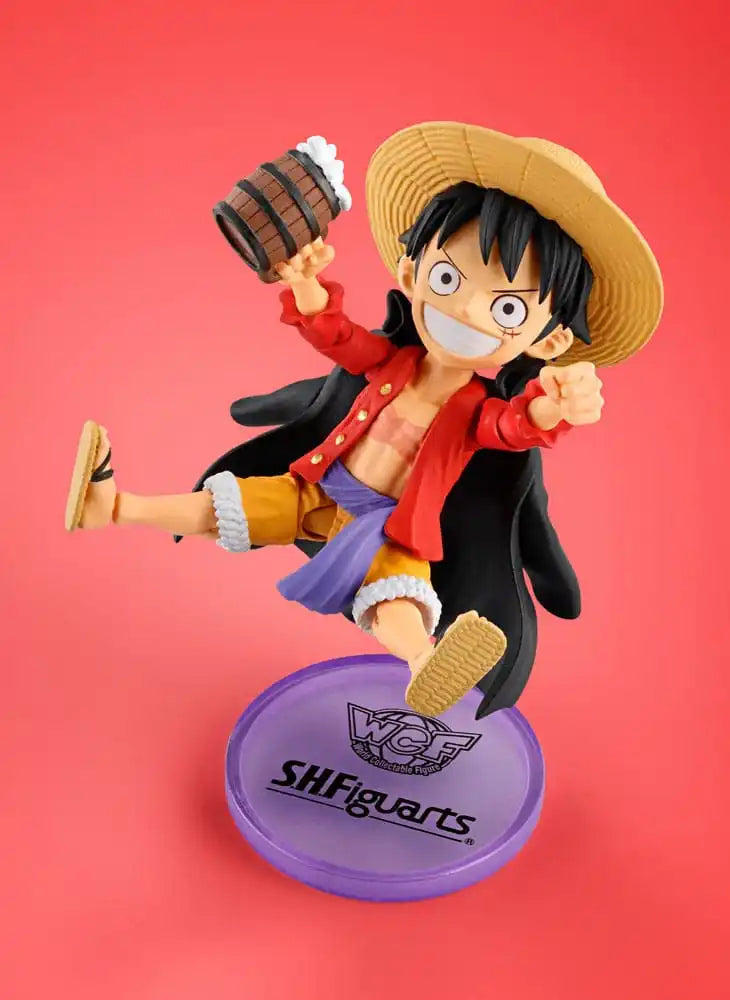 One Piece World Collactable Figures x S.H. Figuarts Actionfigur Monkey D. Ruffy 8 cm - Smalltinytoystore