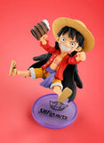 One Piece World Collactable Figures x S.H. Figuarts Actionfigur Monkey D. Ruffy 8 cm - Smalltinytoystore