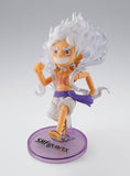 One Piece World Collactable Figures x S.H. Figuarts Actionfigur Monkey D. Ruffy Gear 5 8 cm - Smalltinytoystore