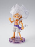 One Piece World Collactable Figures x S.H. Figuarts Actionfigur Monkey D. Ruffy Gear 5 8 cm - Smalltinytoystore