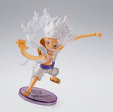 One Piece World Collactable Figures x S.H. Figuarts Actionfigur Monkey D. Ruffy Gear 5 8 cm - Smalltinytoystore