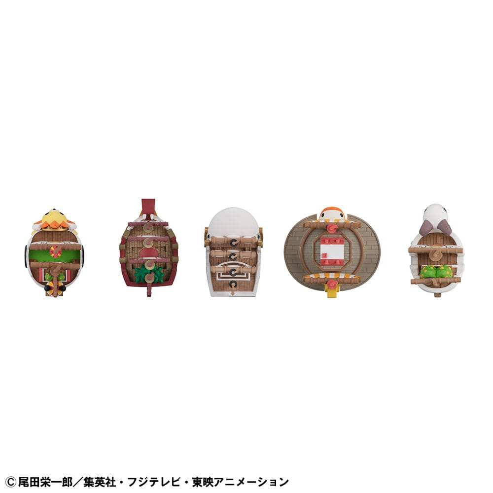 One Piece Yuracolle Series Sammelfiguren 5er-Pack Grand Line 6 cm - Smalltinytoystore