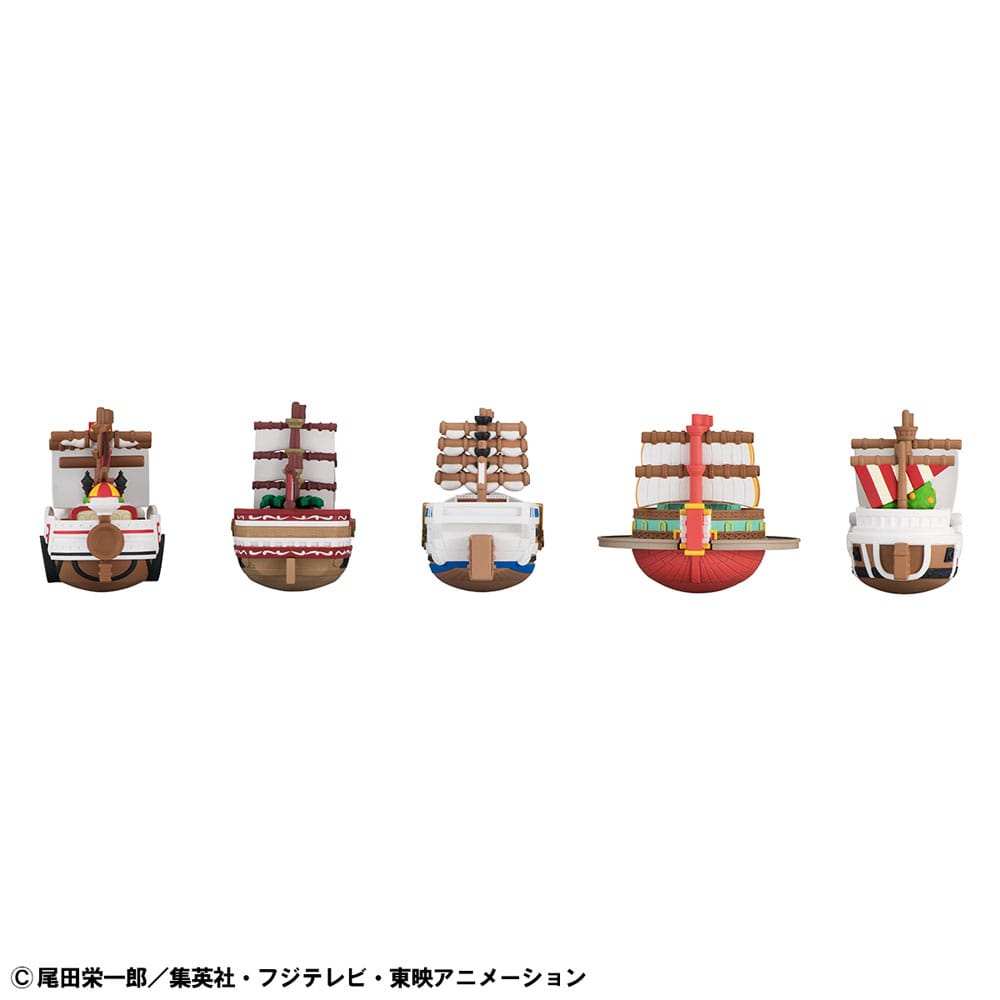 One Piece Yuracolle Series Sammelfiguren 5er-Pack Grand Line 6 cm - Smalltinytoystore