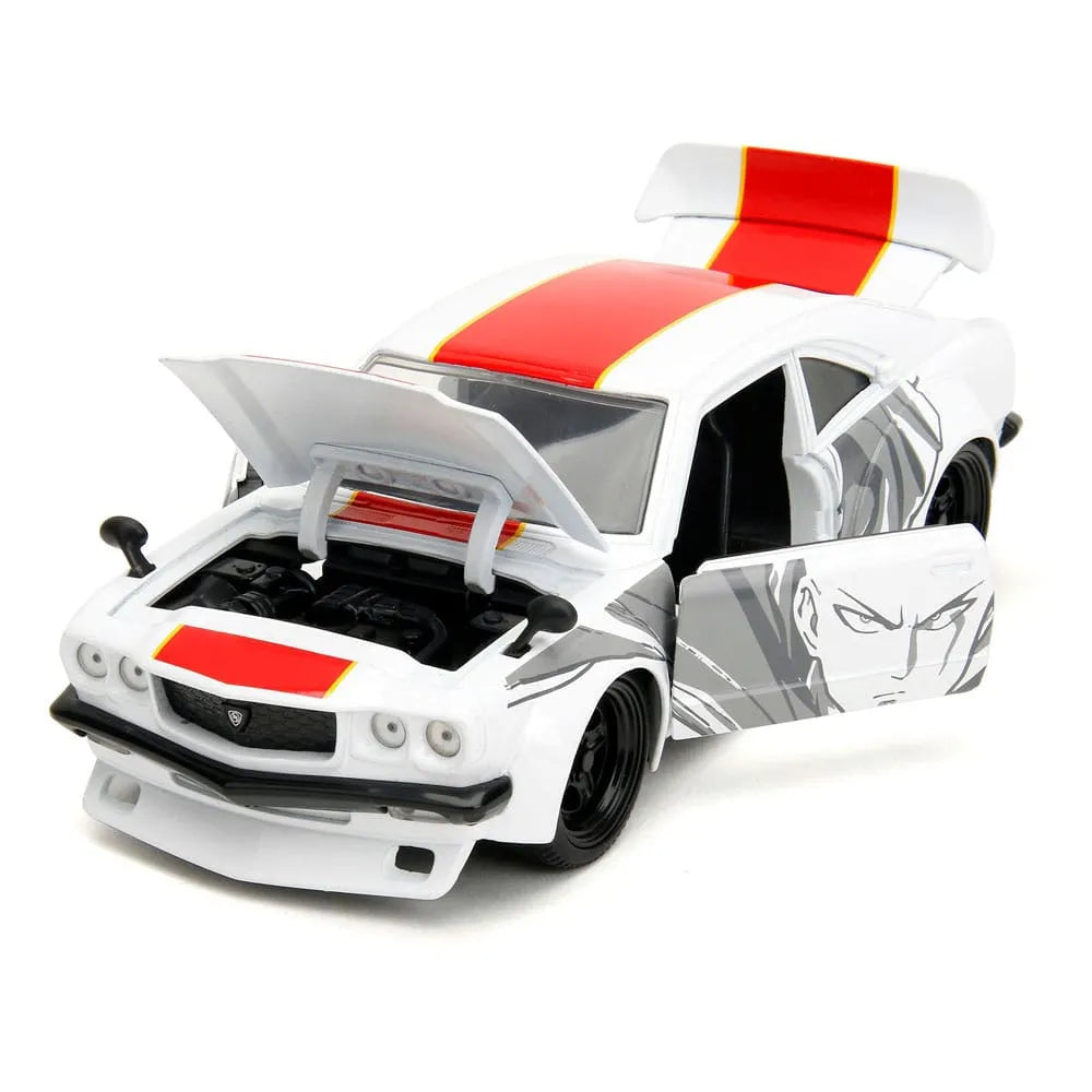 One Punch Man Diecast Modell 1/24 1974 Mazda RX-3 - Smalltinytoystore