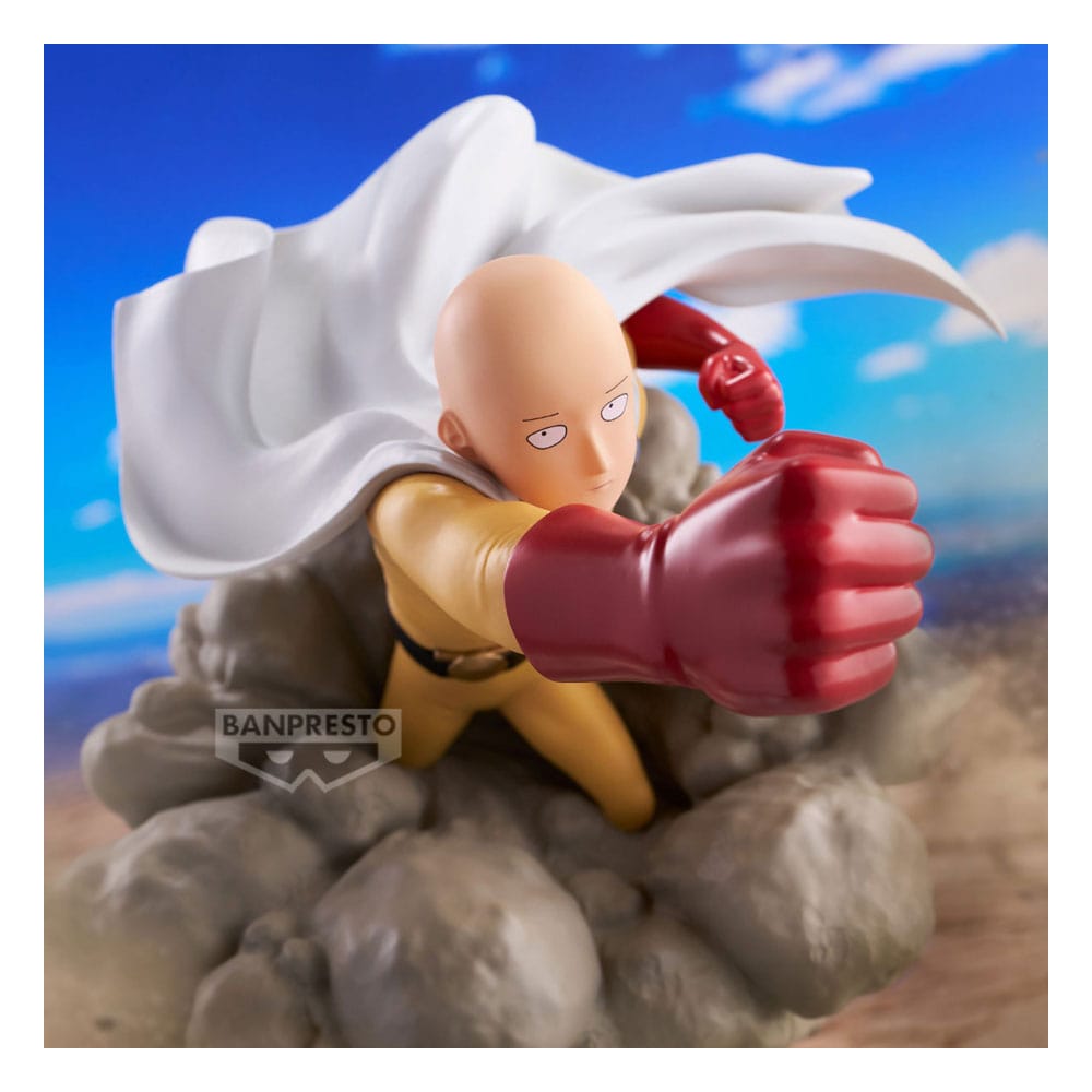 One-Punch Man Diorama PVC Statue Saitama 15 cm - Smalltinytoystore