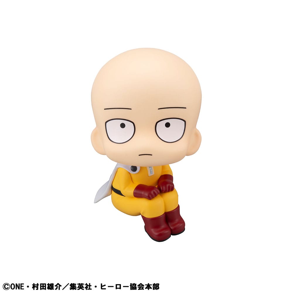 One Punch Man Look Up PVC Statue Saitama 11 cm - Smalltinytoystore