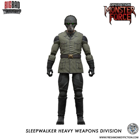 Operation: Monster Force Actionfigur 1/12 Sleepwalker Heavy Weapons Division 15 cm - Smalltinytoystore