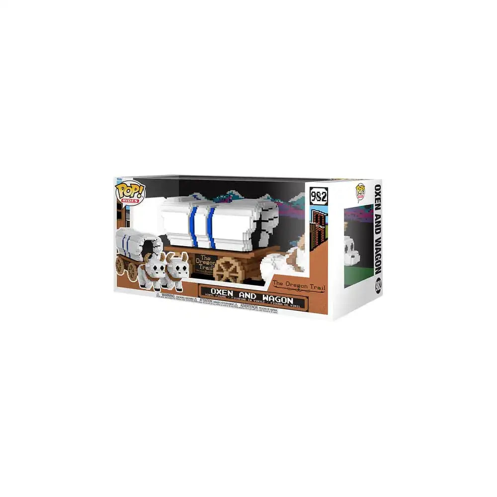 Oregon Trail POP! Rides Super Deluxe Vinyl Figur Ox & Wagon 15 cm - Smalltinytoystore