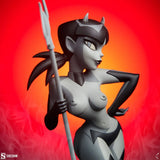 Original Artist Series Statue Devil Girl (Black and White Variant) 30 cm - Smalltinytoystore