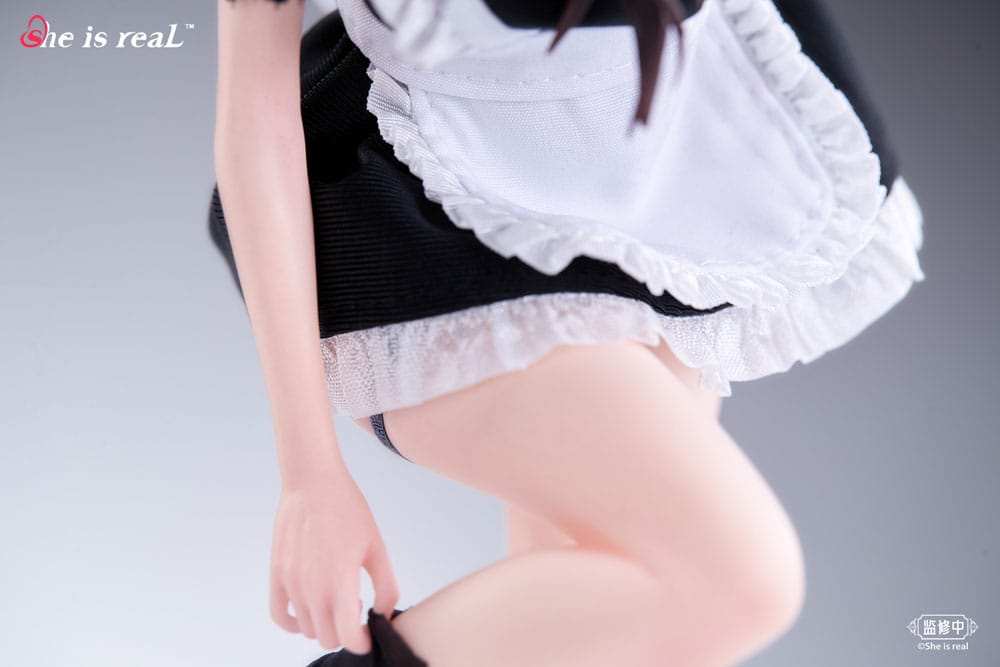 Original Character Dress Series PVC Statue 1/6 She is real Water Droplet Maid 27 cm - Smalltinytoystore