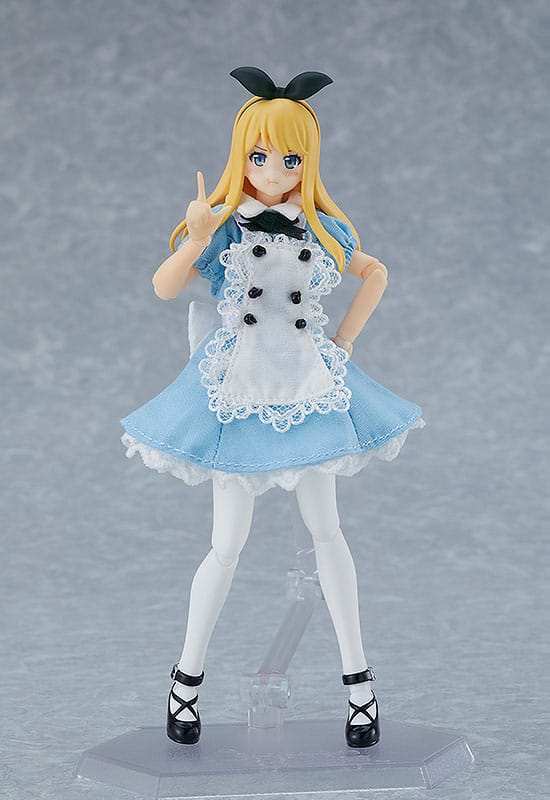 Original Character Figma Actionfigur Female Body (Alice) with Dress and Apron Outfit 13 cm - Smalltinytoystore
