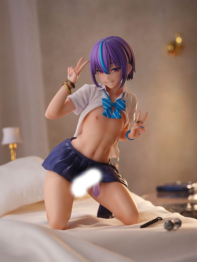 Original Character Okane ga Daisuki Series Statue 1/6 Toa-kun Illustration by meme50 19 cm - Smalltinytoystore