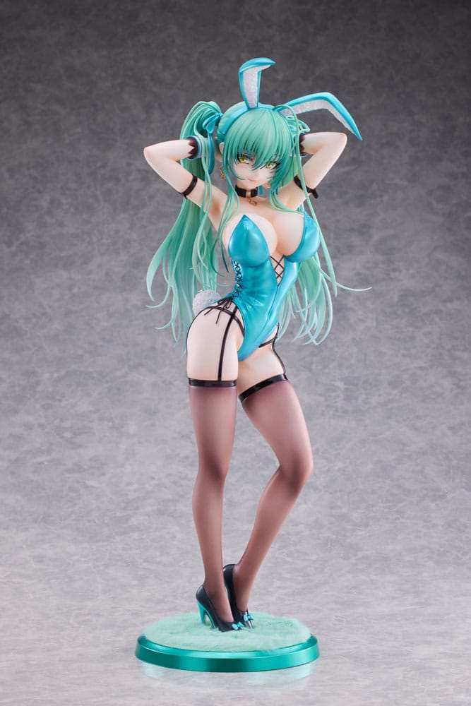Original Character PVC Statue 1/4 Green Twin Tail Bunny-chan 43 cm - Smalltinytoystore