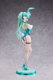 Original Character PVC Statue 1/4 Green Twin Tail Bunny-chan Fishnet Tights Ver. 43 cm - Smalltinytoystore