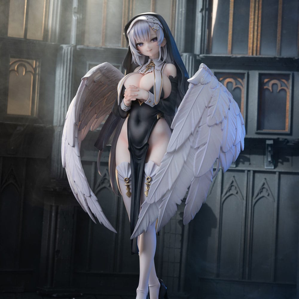 Original Character PVC Statue 1/6 Angel Sister Holy Wing Deluxe Edition 28 cm - Smalltinytoystore