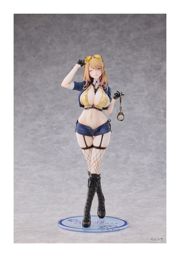 Original Character PVC Statue 1/6 Gal Policewoman Takanashi Arisa Deluxe Edition 27 cm - Smalltinytoystore