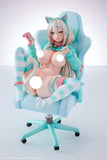 Original Character PVC Statue 1/6 Nekomata Gamer Shiro Deluxe Ver. 25 cm - Smalltinytoystore