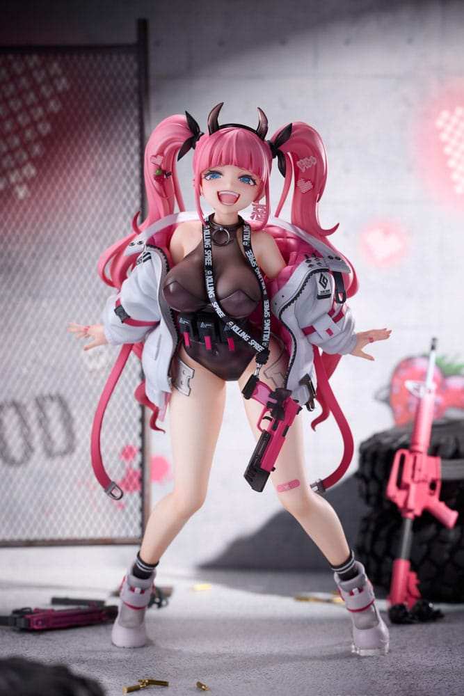 Original Character PVC Statue 1/6 Rampaging Twin-tail Arisa 26 cm - Smalltinytoystore