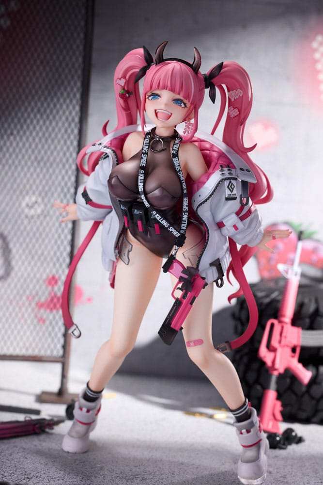 Original Character PVC Statue 1/6 Rampaging Twin-tail Arisa 26 cm - Smalltinytoystore