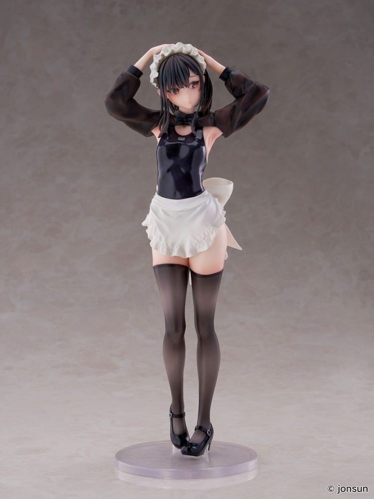 Original Character PVC Statue 1/6 Sakura Shiori Competition Swimsuit Maid 27 cm - Smalltinytoystore